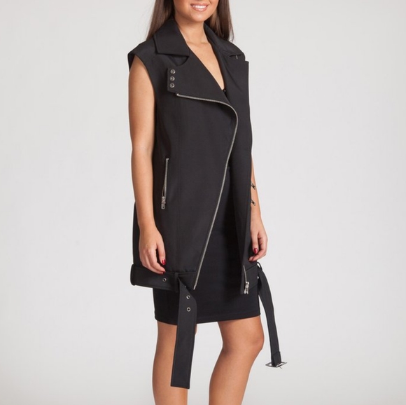 Designer C/MEO Collective Nine Lives Zippered Vest D - Picture 10 of 11